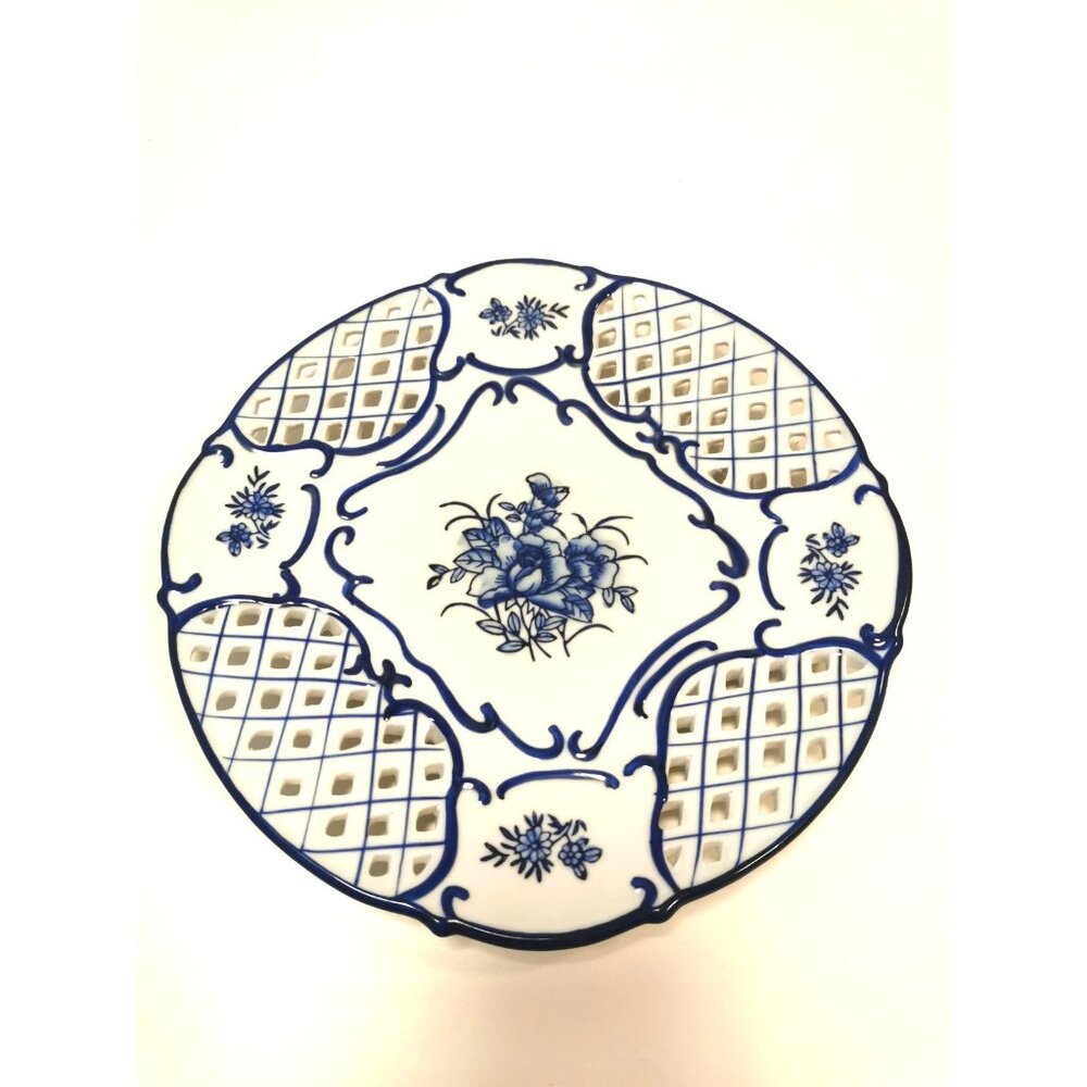Beautiful Fenton OSAKA Plate Japanese 9"